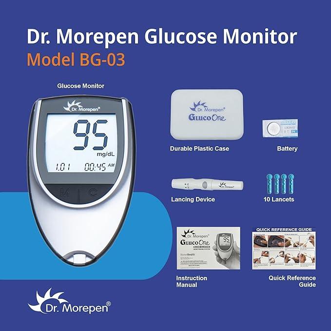 Dr.Morepen GlucoOne Blood Glucose Monitor BG 03