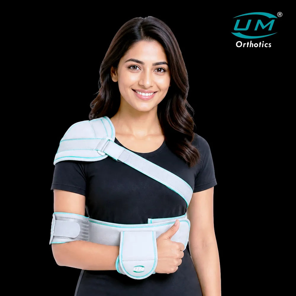 UM Orthotics Elastic Shoulder Immobiliser With Cup