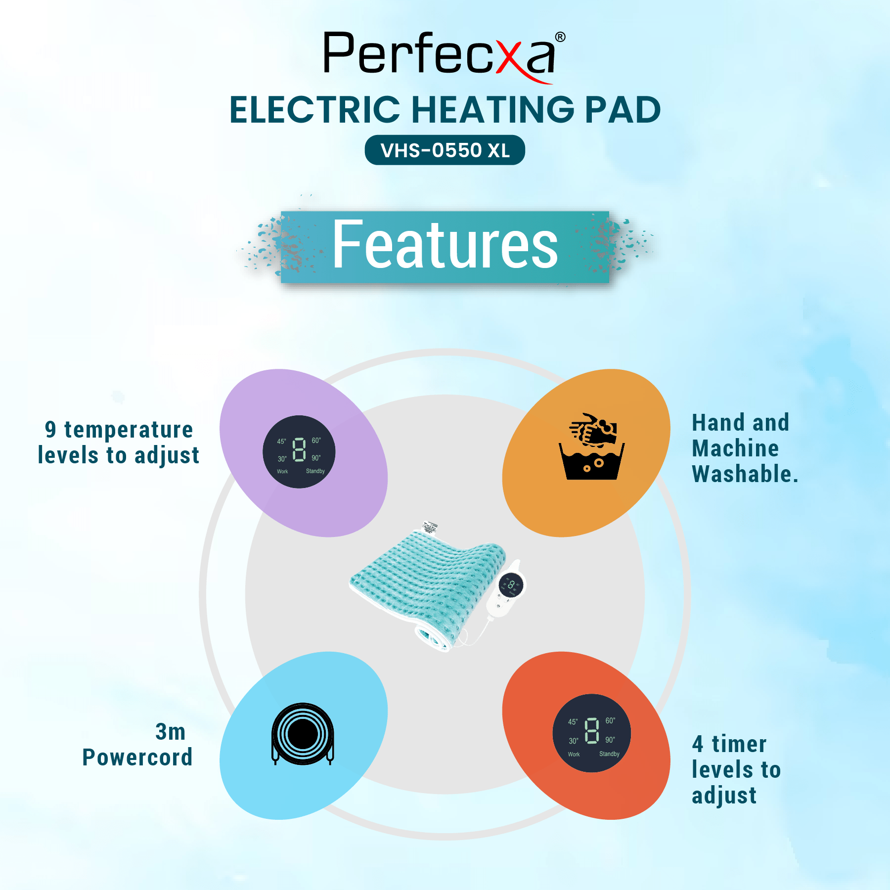 PERFECXA Electric Heating Pad (XL)