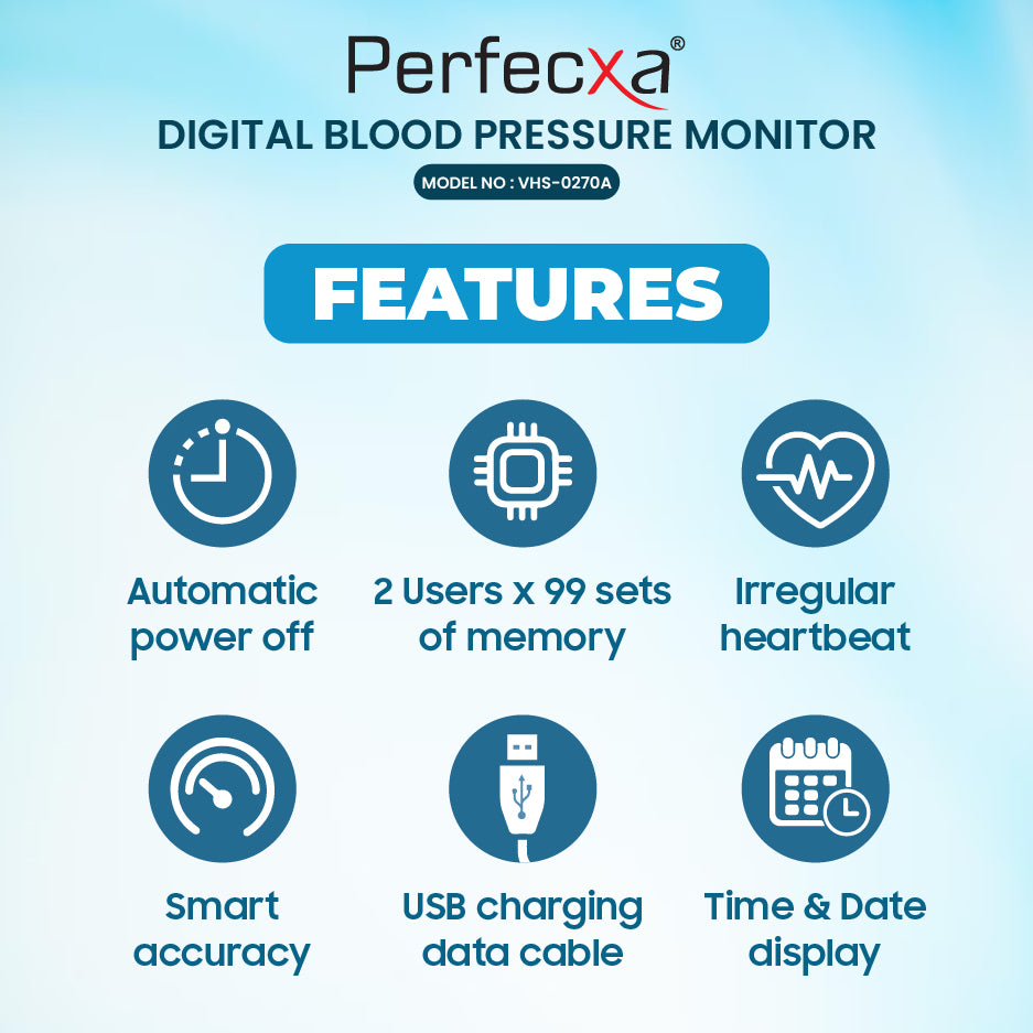 Perfecxa VHS-0270A Digital Blood Pressure Monitor