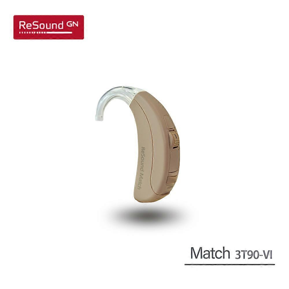 ReSound Match 3T90VI behind the ear hearing aid for severe to profound hearing loss (above 50% hearing loss) for all ages UNISEX
