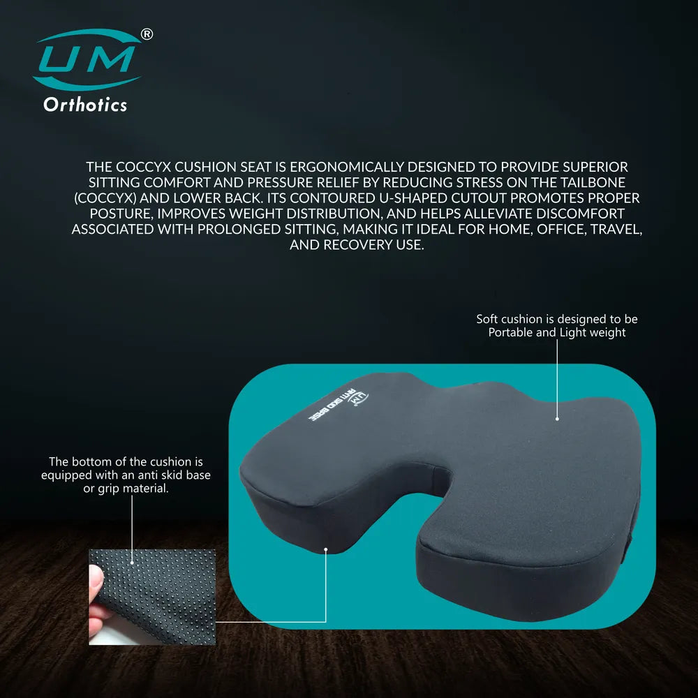 UM Orthotics Coccyx Cushion Seat