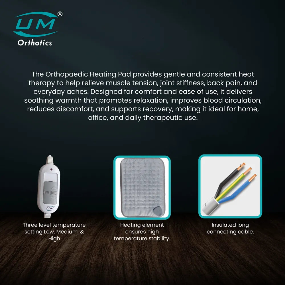 UM Orthotics Orthopaedic Electric Heating Pad