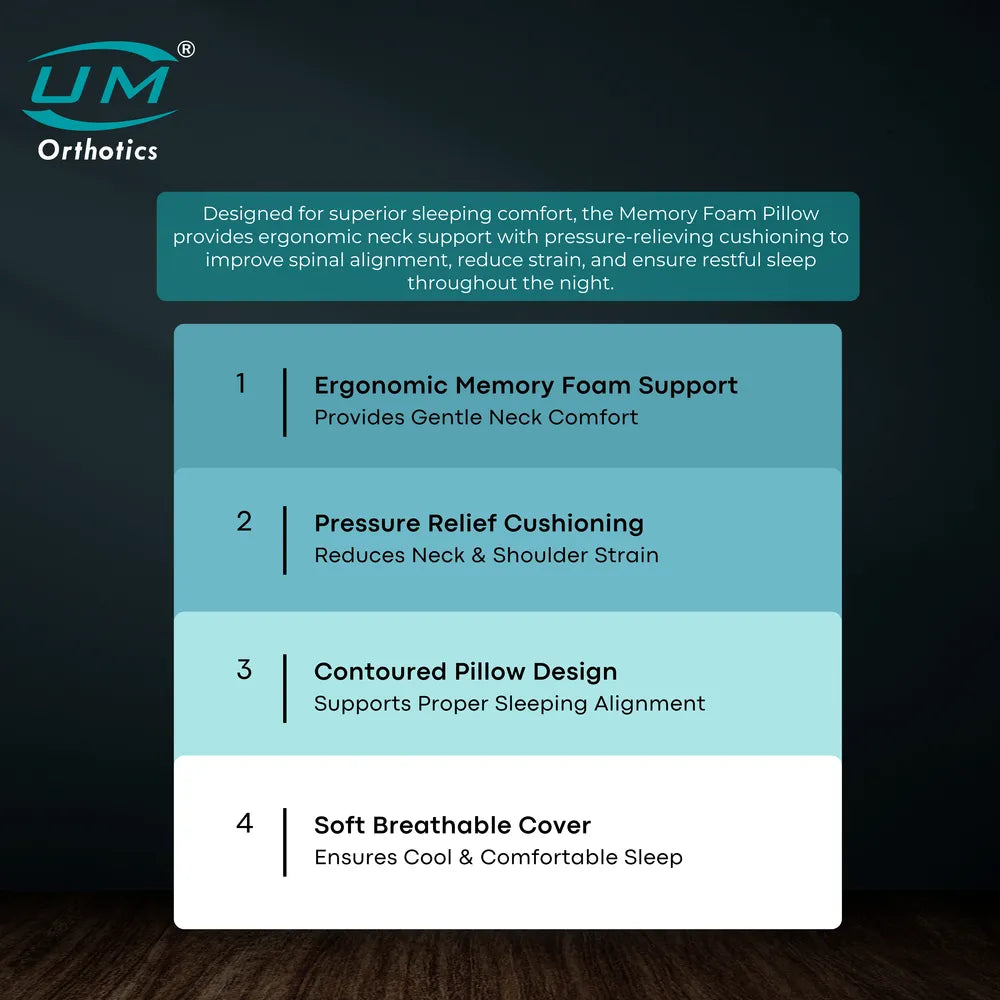 UM Orthotics Cervical Pillow Regular