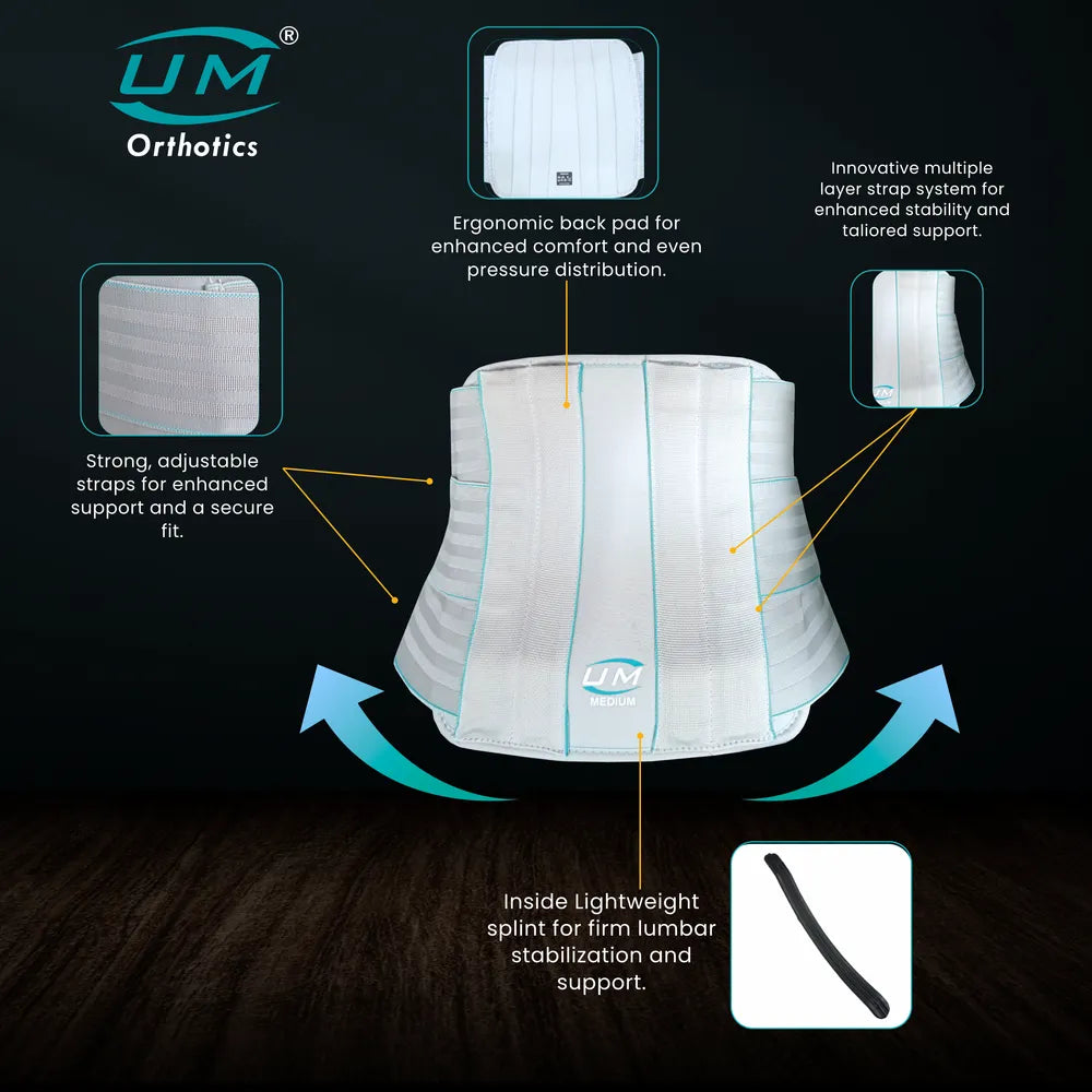 UM Orthotics Lumber Corset With Strap