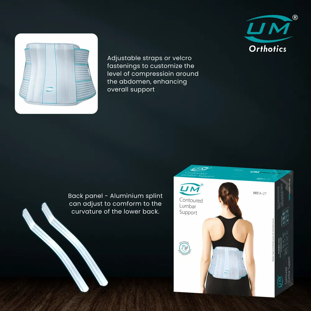 UM Orthotics Contoured Lumbar Support