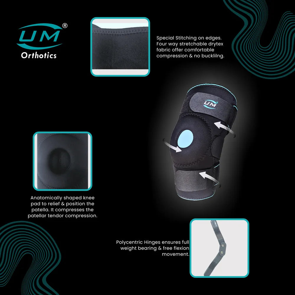 UM Orthotics Knee Hinge Support
