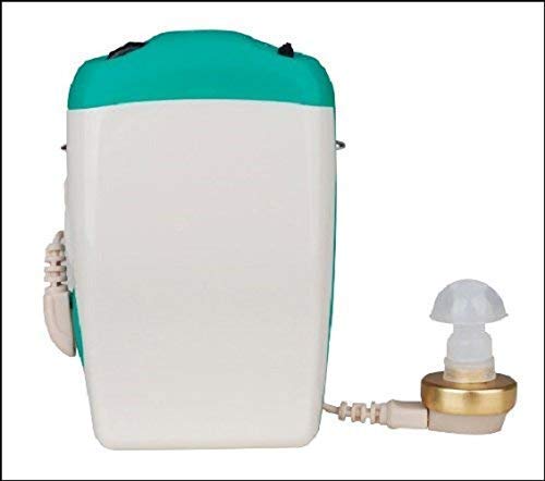 AUDITECH Wired Hearing aid F-18 for old age pocket style hearing aid for moderate hearing loss