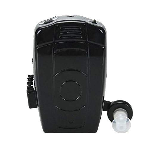 AUDITECH® Black '68V' with 6 Months Warranty -With Extra long Wire Superior Quality Sound Pocket Model Wired Hearing Aid Suitable Upto 50% Hearing Loss