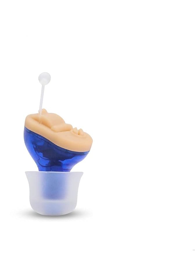 AUDITECH Invisible Smallest Mini Hearing Aid Machine For Ear Cic Completely In The Canal Mild To Moderate, Severe Hearing Loss For Old Age, Ear Hearing Machine(Left Single Ear Hearing Aid)