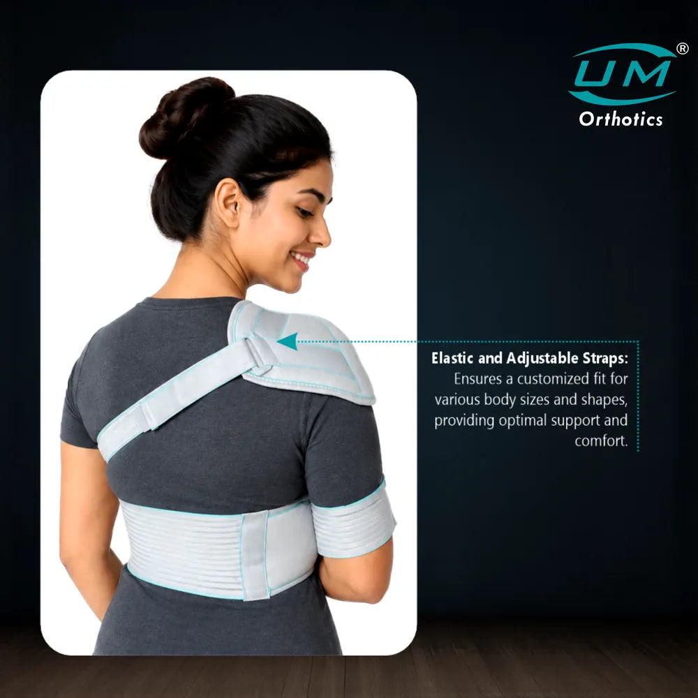 UM Orthotics Elastic Shoulder Immobiliser With Cup