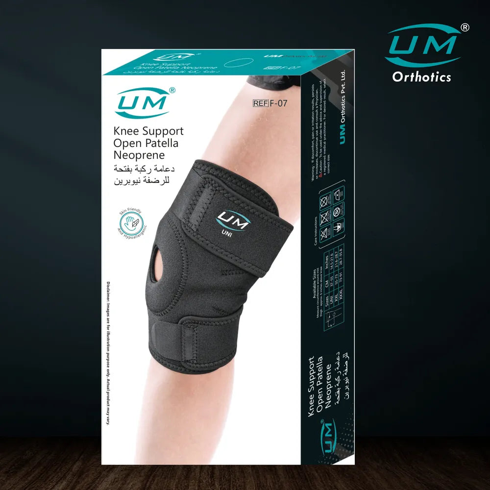 UM Orthotics Knee Support Open Patella (Neoprene)