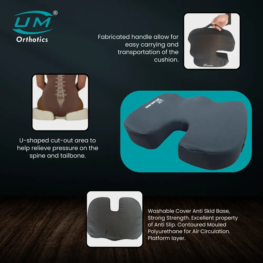 UM Orthotics Coccyx Cushion Seat