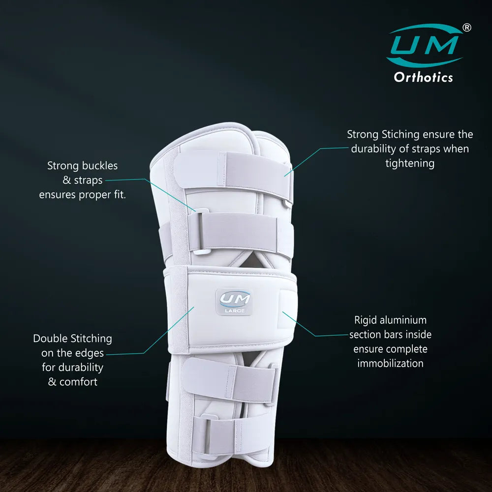 UM Orthotics Knee Immobiliser Short 14"