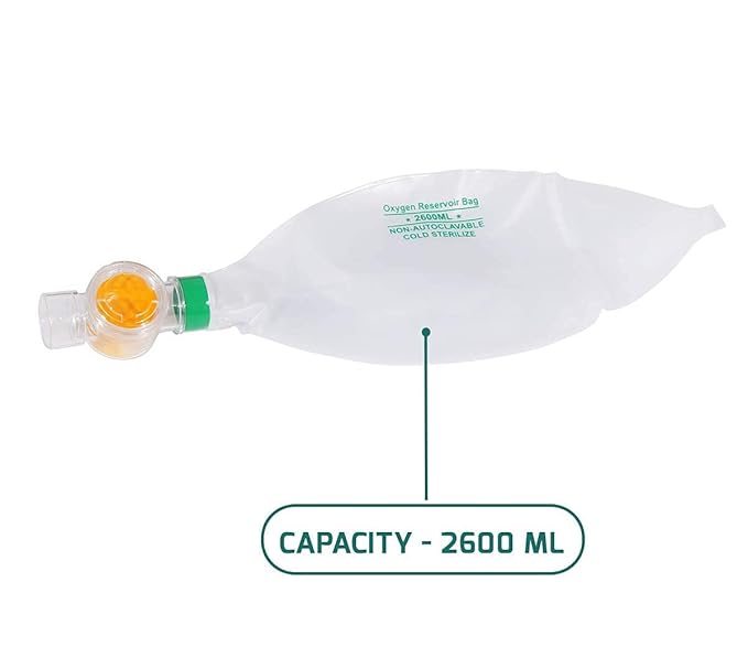 AUDITECH Adult Resuscitator (Ambu bag) emergency breathing facilitator