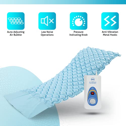 BPL Medical Air Mattress Therapy for Bed Sores Anti-Decubitus Bubble Mattress Anti-Bedsore Air Mattress with Compressor Inflatable Air Bed
