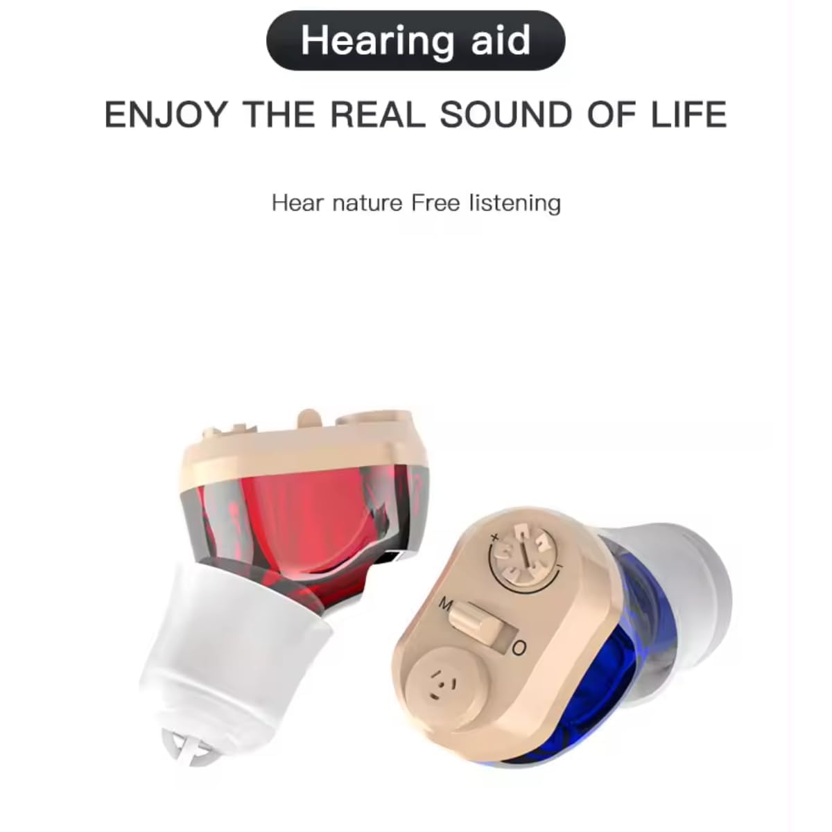 AUDITECH Mini Invisible Rechargeable Digital CIC Hearing Amplifier Ear Aid Receiver Rechargeable Hearing Aids For Seniors