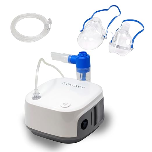 DR. ODIN Piston Compressor Nebulizerr ONG 101 With Low Noise Operations and 8ml Medication Capacity