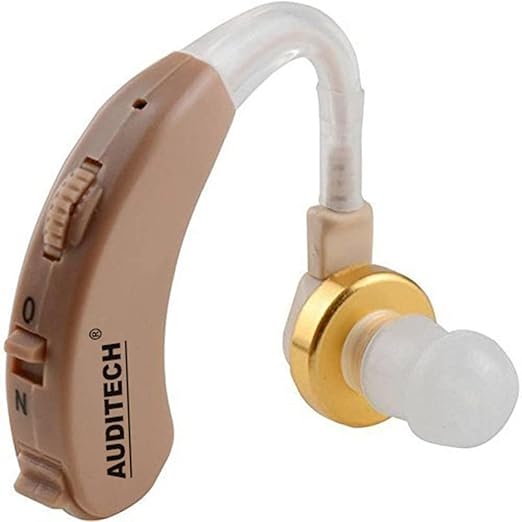 AUDITECH® BTE Sound Enhancement/Amplifier 'Star' Behind The Ear Hearing Aid For Upto 50% Hearing Loss