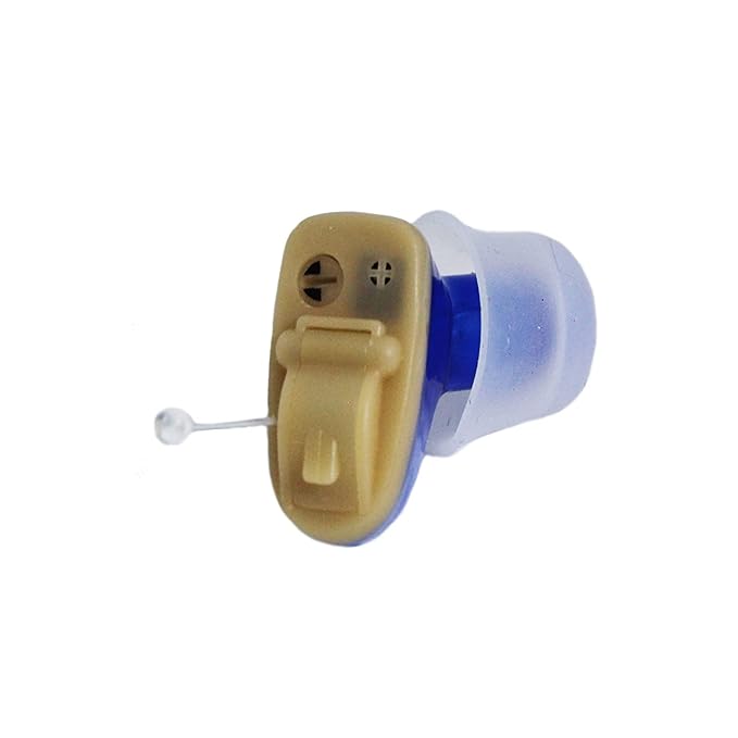 AUDITECH Invisible Smallest Mini Hearing Aid Machine For Ear Cic Completely In The Canal Mild To Moderate, Severe Hearing Loss For Old Age, Ear Hearing Machine(Left Single Ear Hearing Aid)