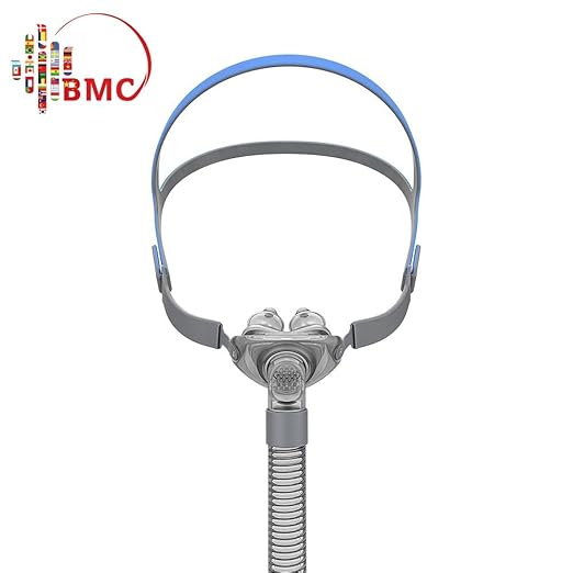 BMC Nasal Pillow Interface for effective CPAP Therapy and comfortable mask wearing, comes with S M L nose pillow sizes