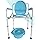 Karma Health Care Ltd. - Bedside Commode/Commode chair for adult/Patient- For Home/Hospitals/Clinics I Weight capacity Upto 120kg I Height Adjustable I Foldable Toilet Seat