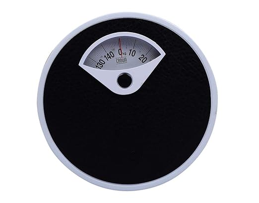 CROWN Classic Premium Quality Analog Personal Weighing Scale for home and clinic use with upto 150KG weighing capacity