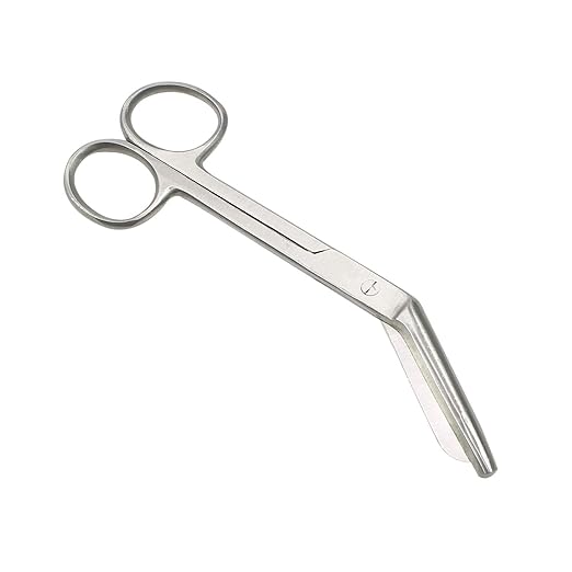 AUDITECH Stainless Steel Episiotomy Scissor Surgical Instrument CE Quality (6 Inches)