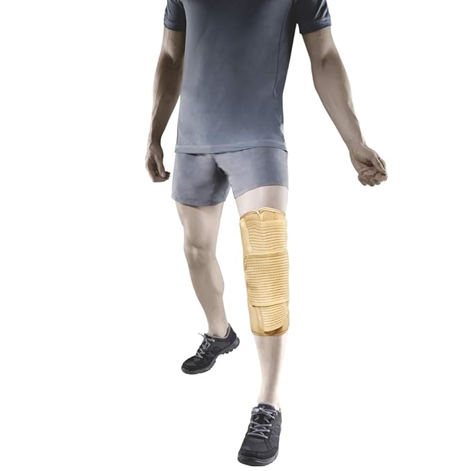 Vissco Knee Brace - Short Brace (Firm Support), Knee Support for Osteoarthritis of knee joint Pain, Relief Knee Stabilizer, Joint Injury, Knee Immobilizer