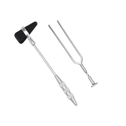 AUDITECH Percussion Knee Hammer Taylor Model with Tuning Fork for doctors, medical students and medical practitioners