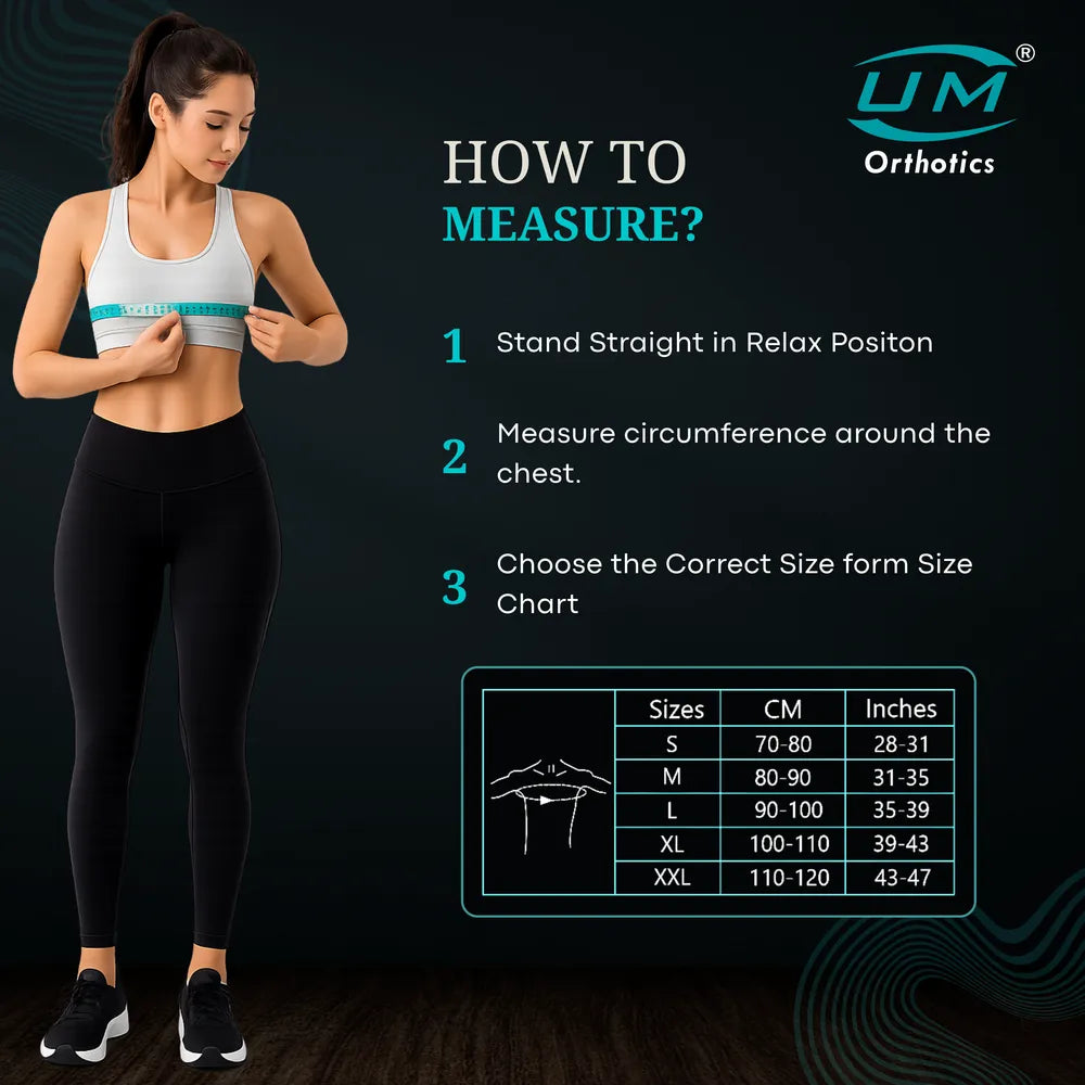 UM Orthotics Elastic Shoulder Immobiliser With Cup