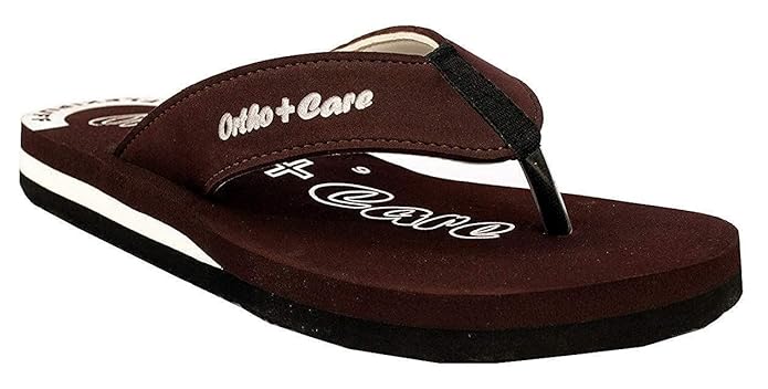 MAXTREE Rubber Ortho Care (MEN) Slippers Recommended For Dia, Ortho & Ankle Care (Random Colours)