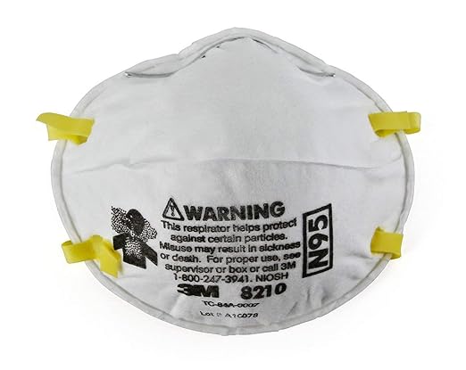 3M-8210 Health Care Particulate Protection Respirator and Surgical N95 Mask