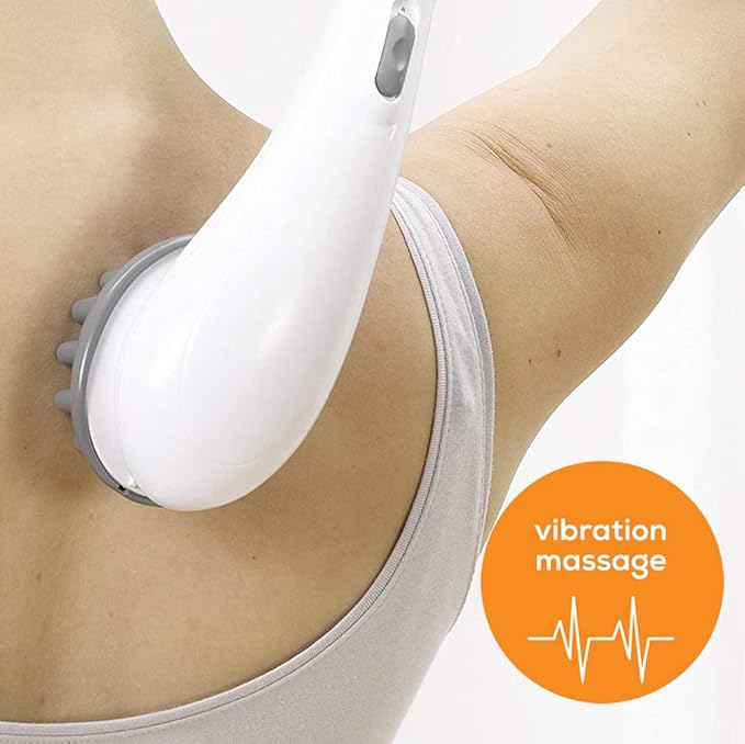 BEURER MG-21 Corded Hand-Held electric massager with infrared light and 3 extra attachments.