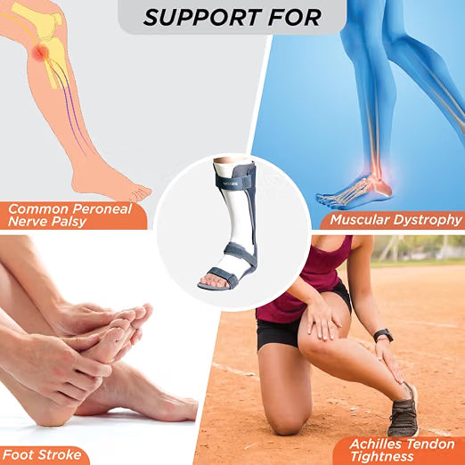 VISSCO Foot Drop Support with Padding For Peroneal Nerve Palsy