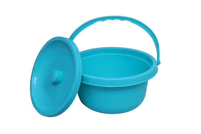 AUDITECH® Premium Folding Portable Toilet Seat With Removable Bucket (Random Color)