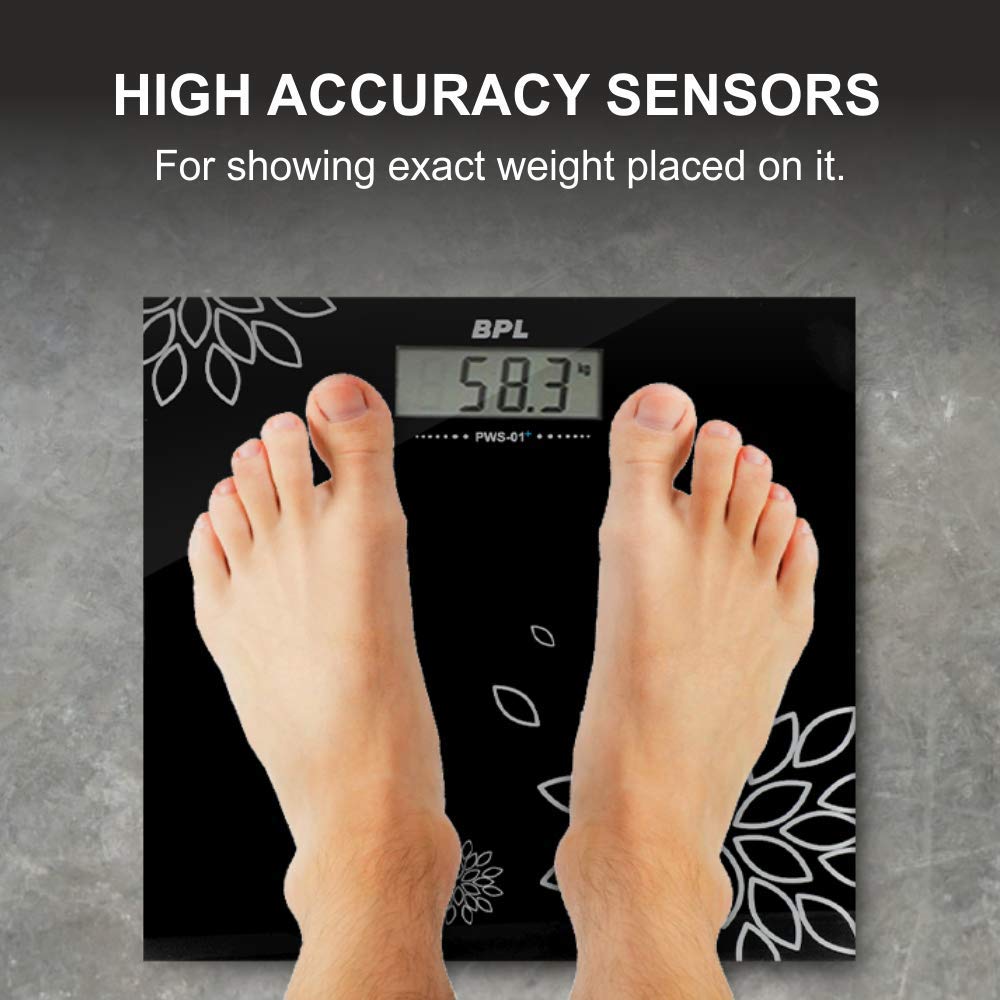 BPL PWS-01+ Personal Weighing Scale (Black)