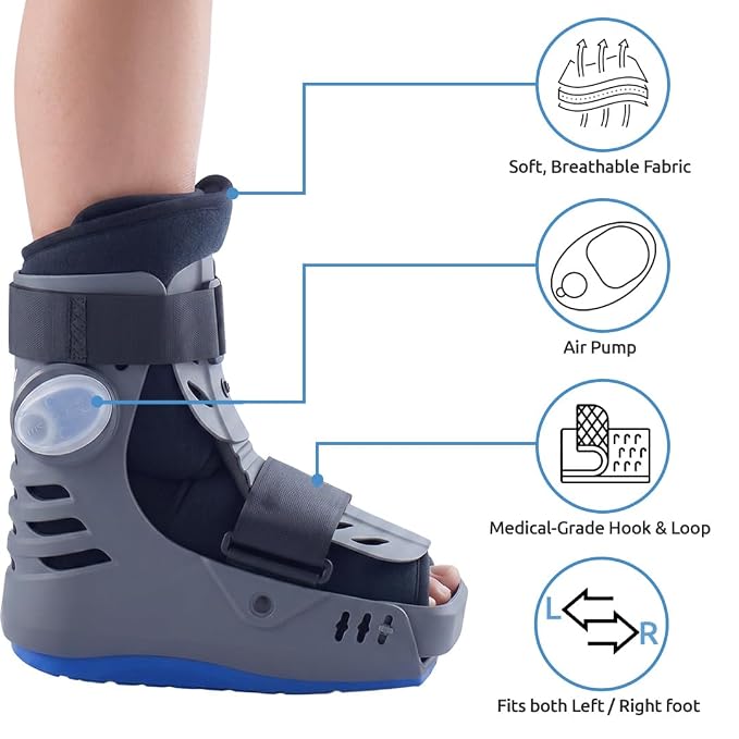 Vissco Pneumatic Walker Boot, Double Push Button