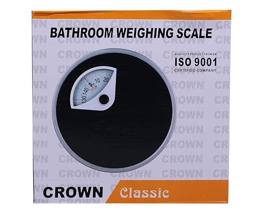 CROWN Classic Premium Quality Analog Personal Weighing Scale for home and clinic use with upto 150KG weighing capacity