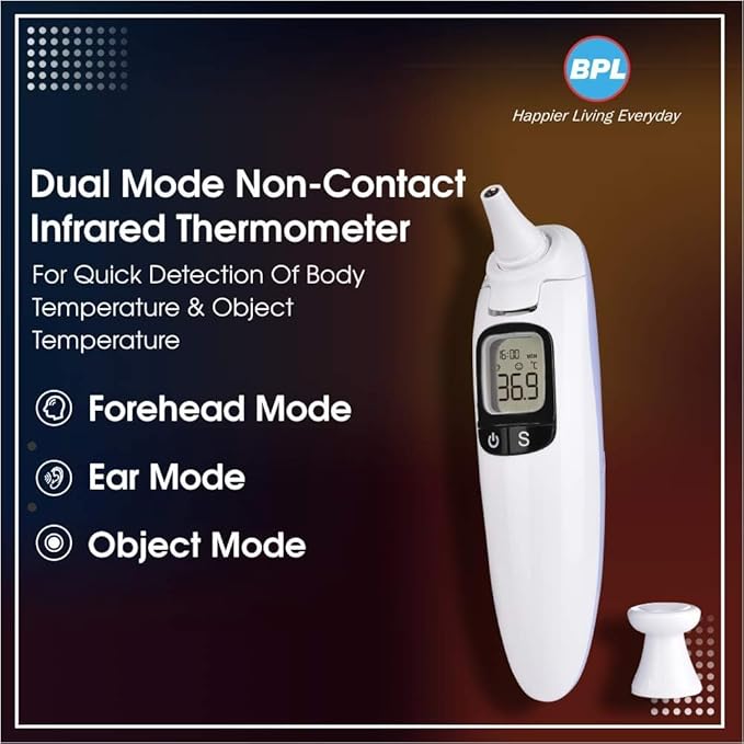 BPL Medical Technologies IR-D2 Bpl Accudigit IR-D2 Non Contact Infrared Thermometer with ear and head modes