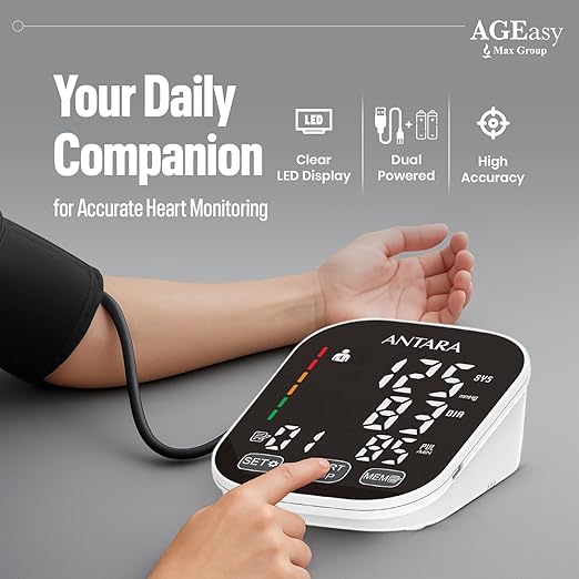 Antara AGEasy  Fully Automatic One Touch Digital Blood Pressure Monitoring Device