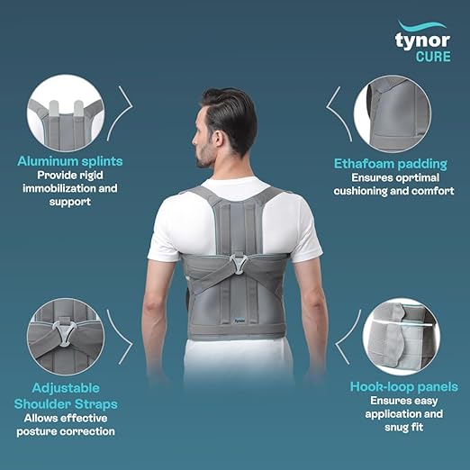TYNOR Taylor's Brace Long type Universal Size spine support for men and women
