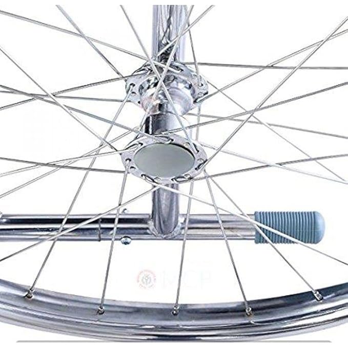 Karma Fighter Basic folding wheelchair with durable multi spoke wheels