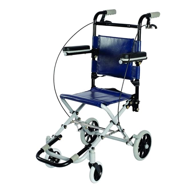 VISSCO lightweight Transit wheelchair sturdy body frame and compact design for easy travel