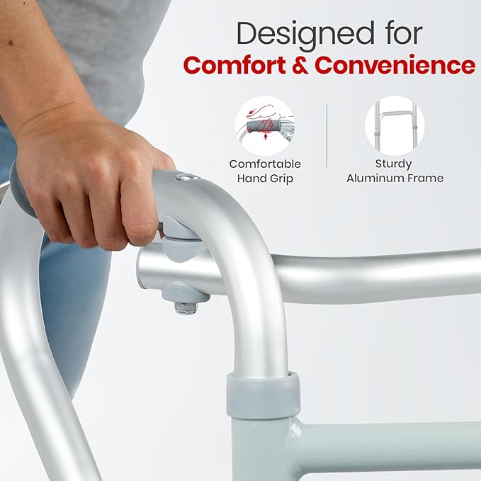 Antara AGEasy Foldable Step Walker for Seniors and injured