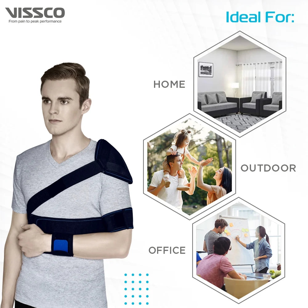 Vissco Elastic Shoulder Immobiliser with Cap