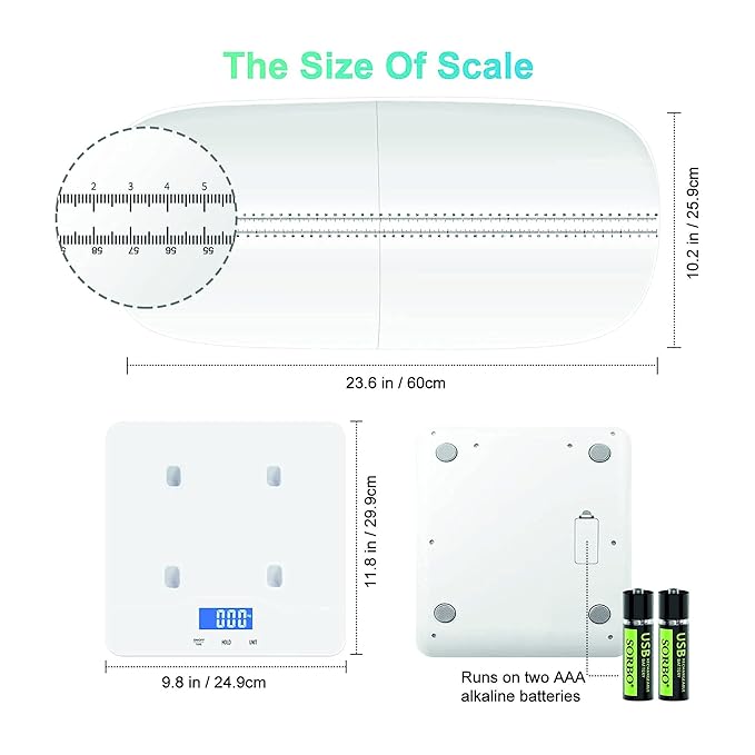 MEDITIVE Digital Baby & Mother Weighing Scale