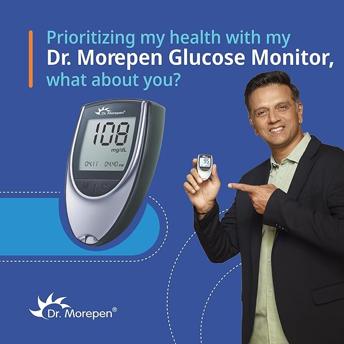 Dr.Morepen GlucoOne Blood Glucose Monitor Model BG 03 with free 25 Strips