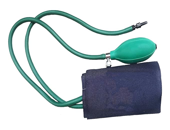 AUDITECH BP Cuff with Bladder and Bulb (spare parts set) For Diamond & Other Brands Mercury BP Apparatus  [ Manual. LCD, LED ]