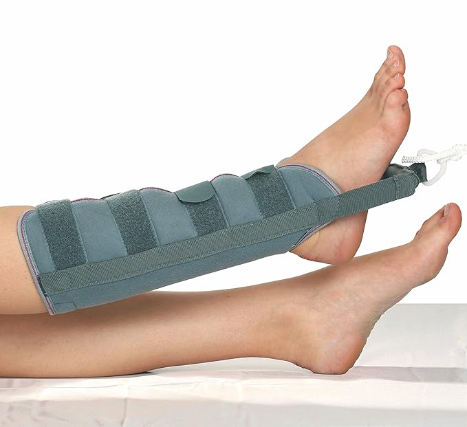 TYNOR Below Knee Leg Traction Brace, Grey